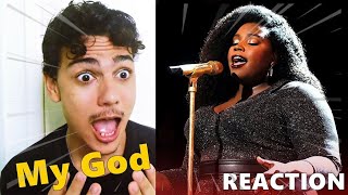 REAGINDO Kymberli Joye Performs "Break Every Chain" - The Voice 2018 Live Top 11 Performances