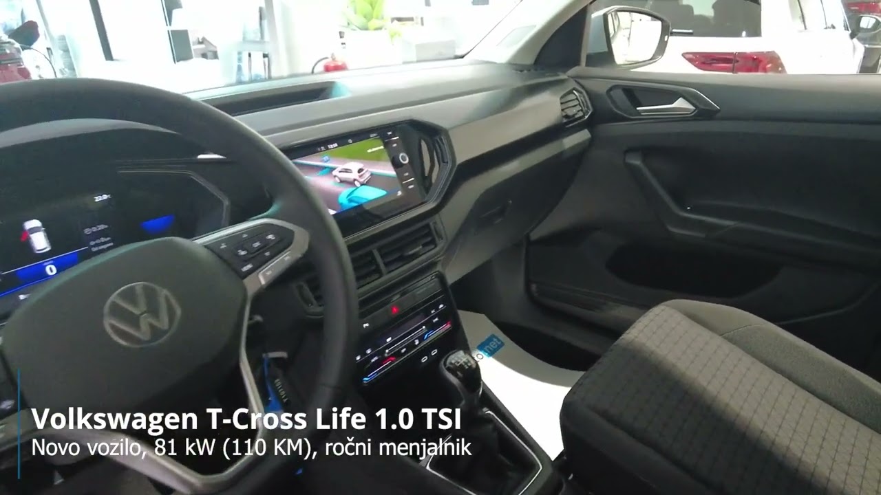Volkswagen T-Cross 1.0 TSI Life - Dobavljivo takoj