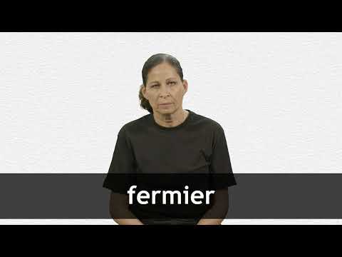 English Translation of “FERMIER” | Collins French-English Dictionary
