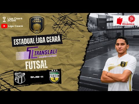 Estadual Liga Ceará Translali Futsal 2026: Ceará x Fortim - Categoria Sub-11