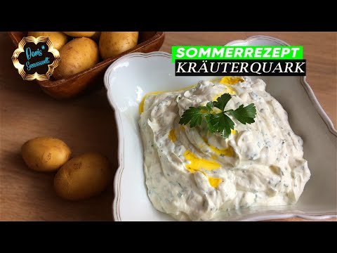 Sommer Rezept: KRÄUTERQUARK mit Leinöl | Erfrischend