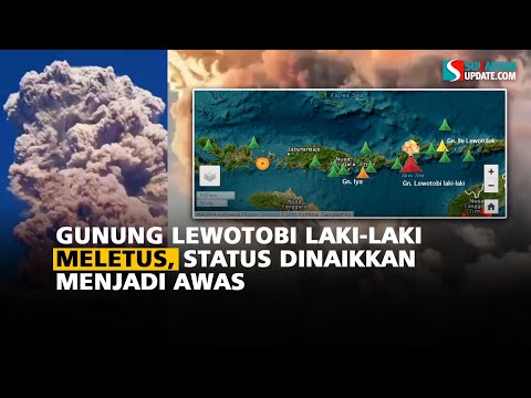 Dasyatnya Letusan Gunung Lewotobi Laki-Laki