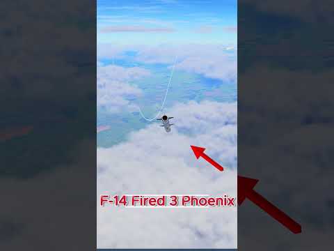 🔥 1 AMRAAM vs 3 Phoenix – F-16 vs F-14 | PvP | Growling Sidewinder |  #aviation #f16viper #dcsworld