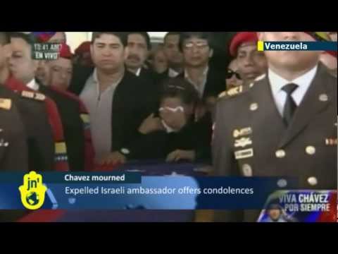 Anti-Israeli Chavez mourned: expelled Israeli ambassador gives condolences to Venezuela