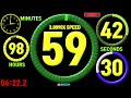 Speed Feeling 4 Circles 99 Hours Timer Countup Alarm