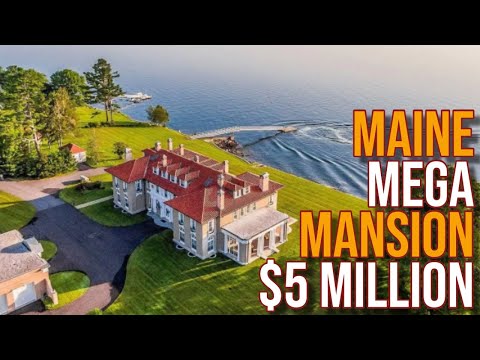 $5 MILLION MAINE MEGA MANSION!!