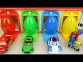 Surprise Eggs And Cars Poli Car Toys Play