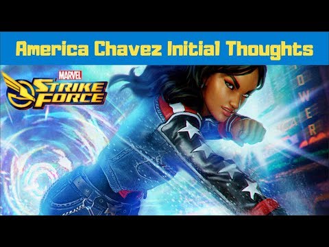 New Character: America Chavez Level up and Blitz Gameplay | Marvel Strike Force | MSF