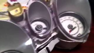 4th video in series 1971 MUSTANG Finished cluster swap black to white