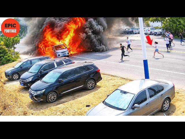 Moments Filmed Seconds Before Disasters | Incredible Moments Caught on Camera | Best of the Month SDDEFAULT Thumbnail