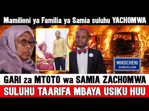 🔴Magari ya Mtoto wa Samia Abduli Yachomwa Mikocheni Daresalaam, Familia Yaenda Hasara Mabilioni