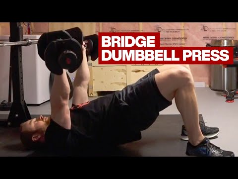 Bridge Dumbbell Press