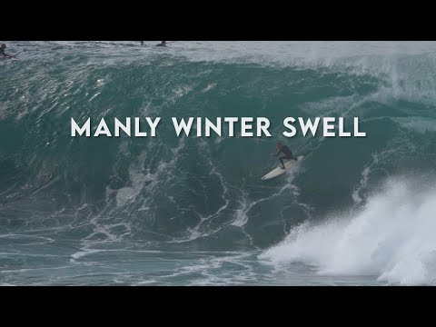 15 July 2020 - Big Surf In Manly (Deadmans), Sydney, Australia