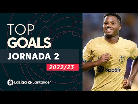 Todos los goles de la jornada 2 de LaLiga Santander 2022/2023