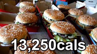 Eating 25 Big Macs in One Sitting (World Record)