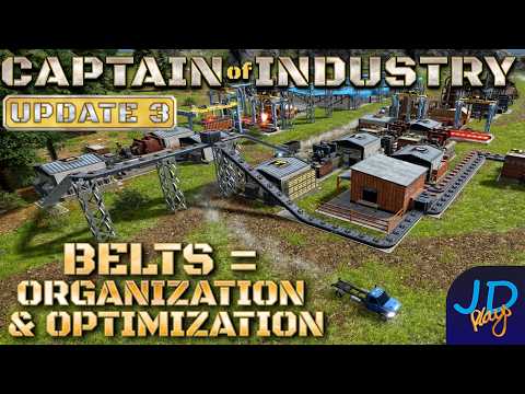 Belts = Organization & Optimization 🚛 Captain of Industry DragonIsle 🚜 Ep2 👷 Lets Play, Walkthrough