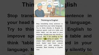 Thinking in English #easyenglish #beginnerenglish #beginners