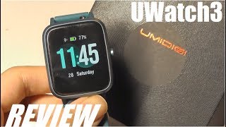 REVIEW: Umidigi Uwatch3 - Best Budget Smartwatch? 5ATM, Bluetooth 5.0