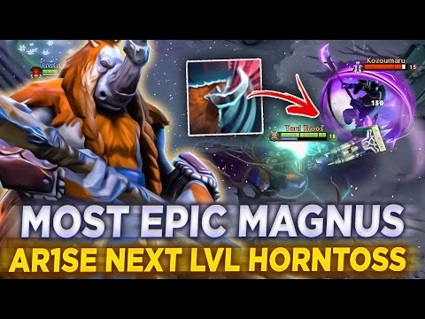 Reason why people call him teacher of Collapse - Ar1se Next Level Horn Toss & RP Dota 2