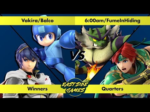 ESG Smash Ultimate Weekly #53 - Vakira/Balco (Mega Man/Marth) vs 6:00am/FumeInHiding (Incin/Roy) WQ