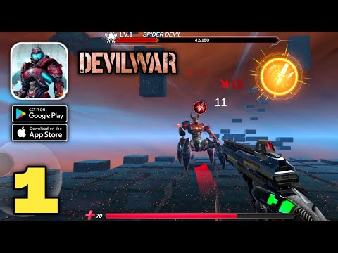 Devil War: 3D Offline FPS Game Gameplay (Android,IOS) Part 1