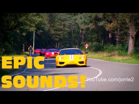 5 Ferrari Challenge GOING MAD!! Brutal Sounds!! - 1080p HD