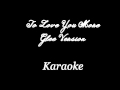 Glee - To Love You More Karaoke FULL 