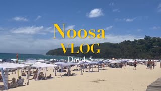 ヌーサの繁華街へインスティングストリートを散策!おしゃれなカフェやお店、ビーチがあるよ。ヌーサVlog Day5-6 家族旅行
