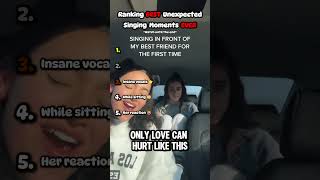 Download lagu Ranking the Best Unexpected Singing Moments EVER ⭐💯 mp3