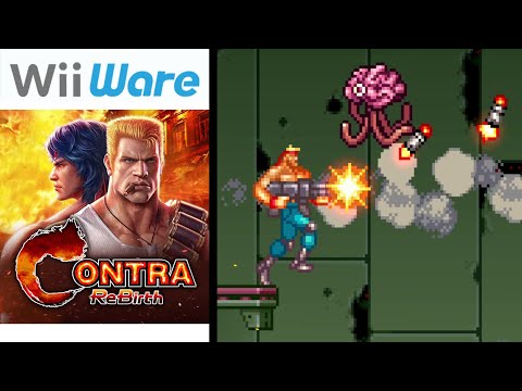 Contra ReBirth ... (WiiWare) Gameplay Peek