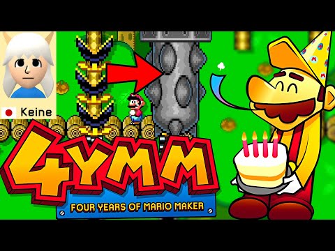 4 Years of Mario Maker 🎉 The Lost Ancient Skewer 🎉 Keine