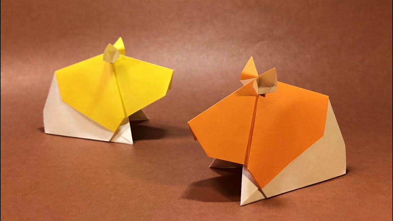 Origami Animals / Hamster/ Mica's Paper Craft Channels
