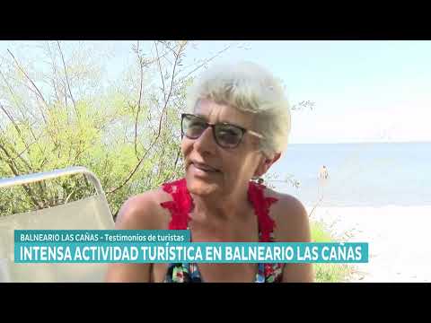 Las Cañas (Río Negro) recibe en estos días gran afluencia de turistas uruguayos y argentinos