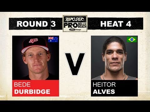 Round 3, Heat 4 - Bede Durbidge vs Heitor Alves