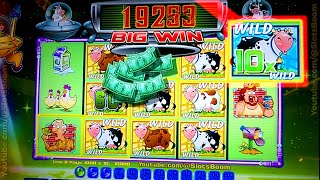 DUAL PLAY!!! FREE GAMES BONUSES - BIG WIN - Invaders Attack From The Planet Moolah 1c CASINO SLOTS