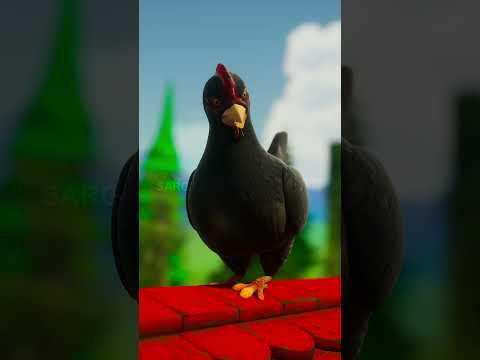 പൂവൻകോഴിയും പരുന്തും | Part 2 | Kids Cartoon Animation Story | Poovankozhiyum Parunthum #shorts