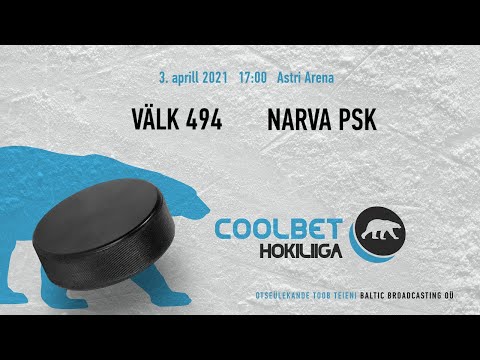 Välk 494 - Narva PSK, 03.04.2021 - Coolbet hokiliiga