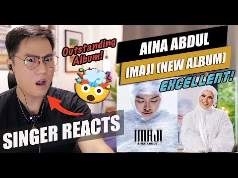 Aina Abdul - IMAJI [Full Album] | SINGER REACTION