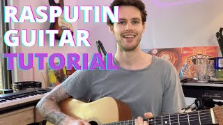 Rasputin - Funk Guitar Tutorial - Majestic, Boney M. - Rhett