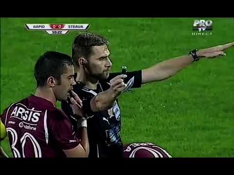 Sferturi Cupa Romaniei 2010-2011 Rapid Bucuresti - Steaua Bucuresti 0-1 prima repriza