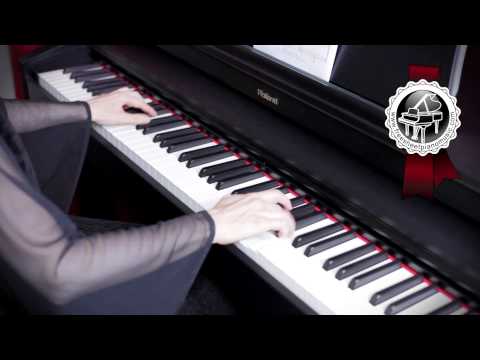 BRAHMS - Hungarian Dance No. 5 in F♯ minor Easy Piano Version