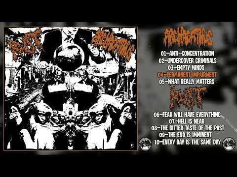 Archagathus / Rot Split EP 7" FULL ALBUM (2025 - Mincecore / Grindcore)