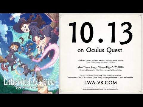 “Little Witch Academia: VR Broom Racing” Official Trailer [Oct. 13, 2020 on Oculus Quest] thumbnail