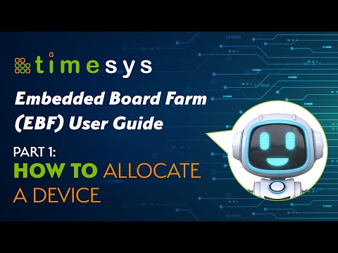 P1 Timesys Embedded Board Farm (EBF) User Guide: Allocating a Device to a User