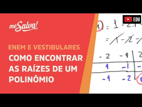 Me Salva! PLN10 - Polinômios - Como encontrar as raízes de um polinômio