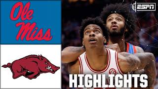 SEC Tournament: Ole Miss Rebels vs. Arkansas Razorbacks | Full Game Highlights | ESPN CBB