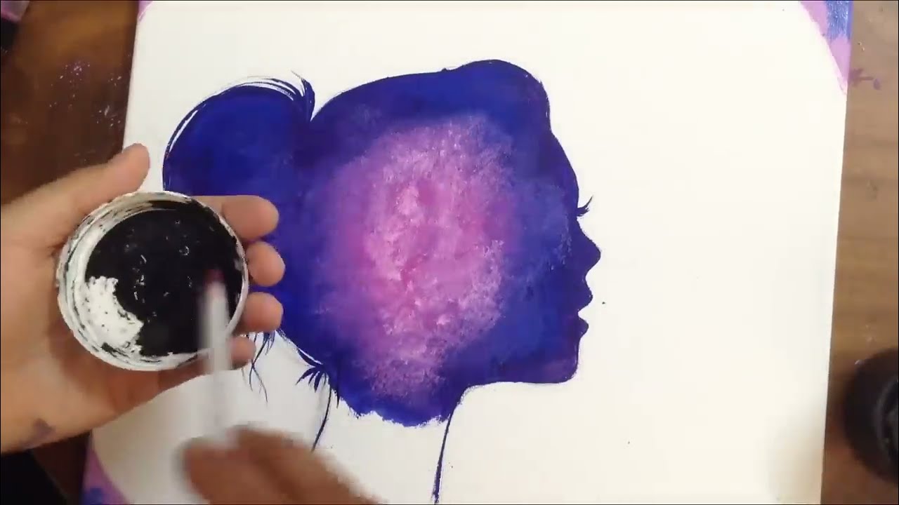 drawing a galaxy by abrar chan