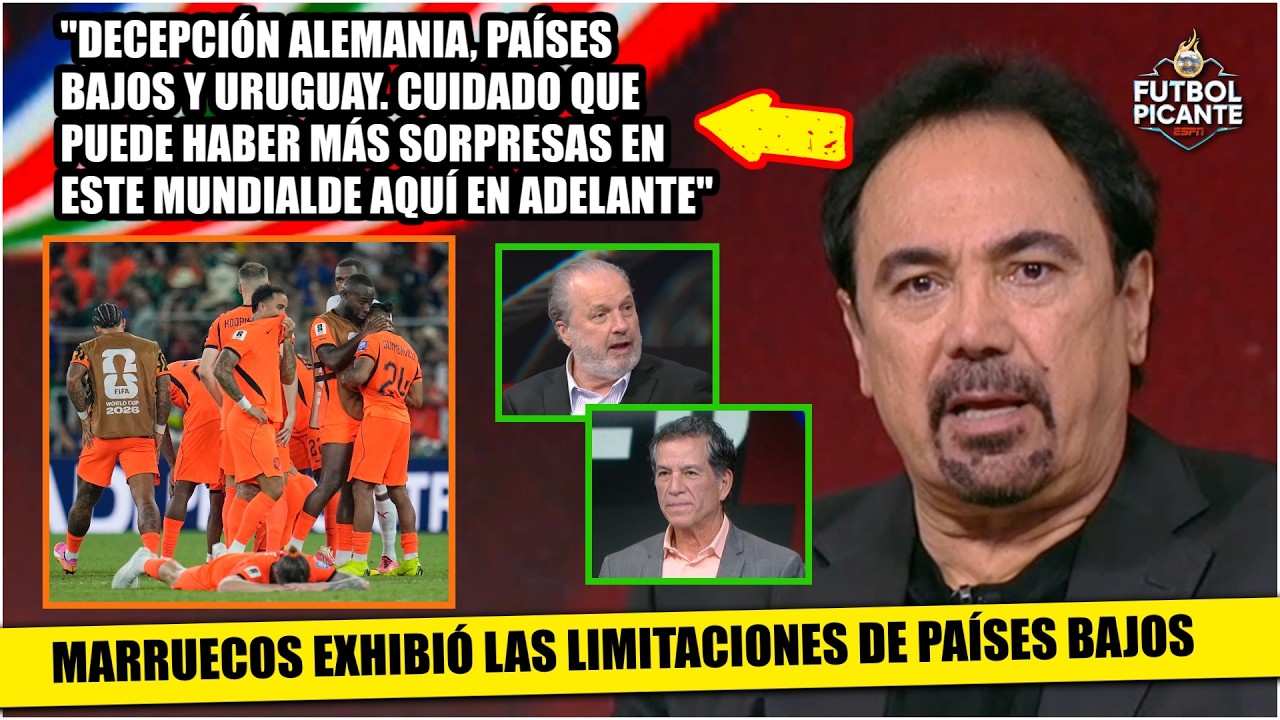 PAÍSES BAJOS DECEPCIONÓ. MARRUECOS demostró que es serio candidato a ganar MUNDIAL | Futbol Picante