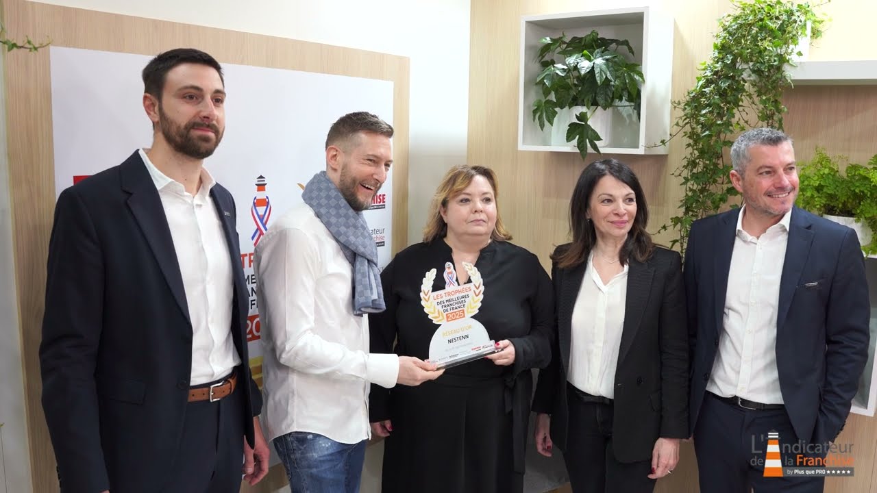 TM2F 2025 Réseau d&rsquo;Or de plus de 200 franchises « Meilleure Franchise de France » NESTENN