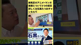 【練馬区議】アニメ・マンガの力をまちづくりに！国民民主党練馬区支部区議団が「5つの提言」を区長へ提出　#練馬区議会議員  #国民民主党